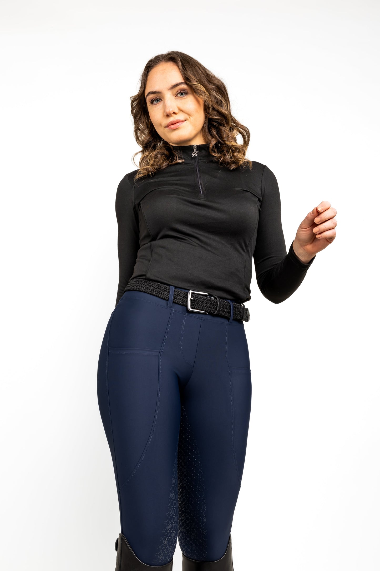 London Navy Hybrid Leggings