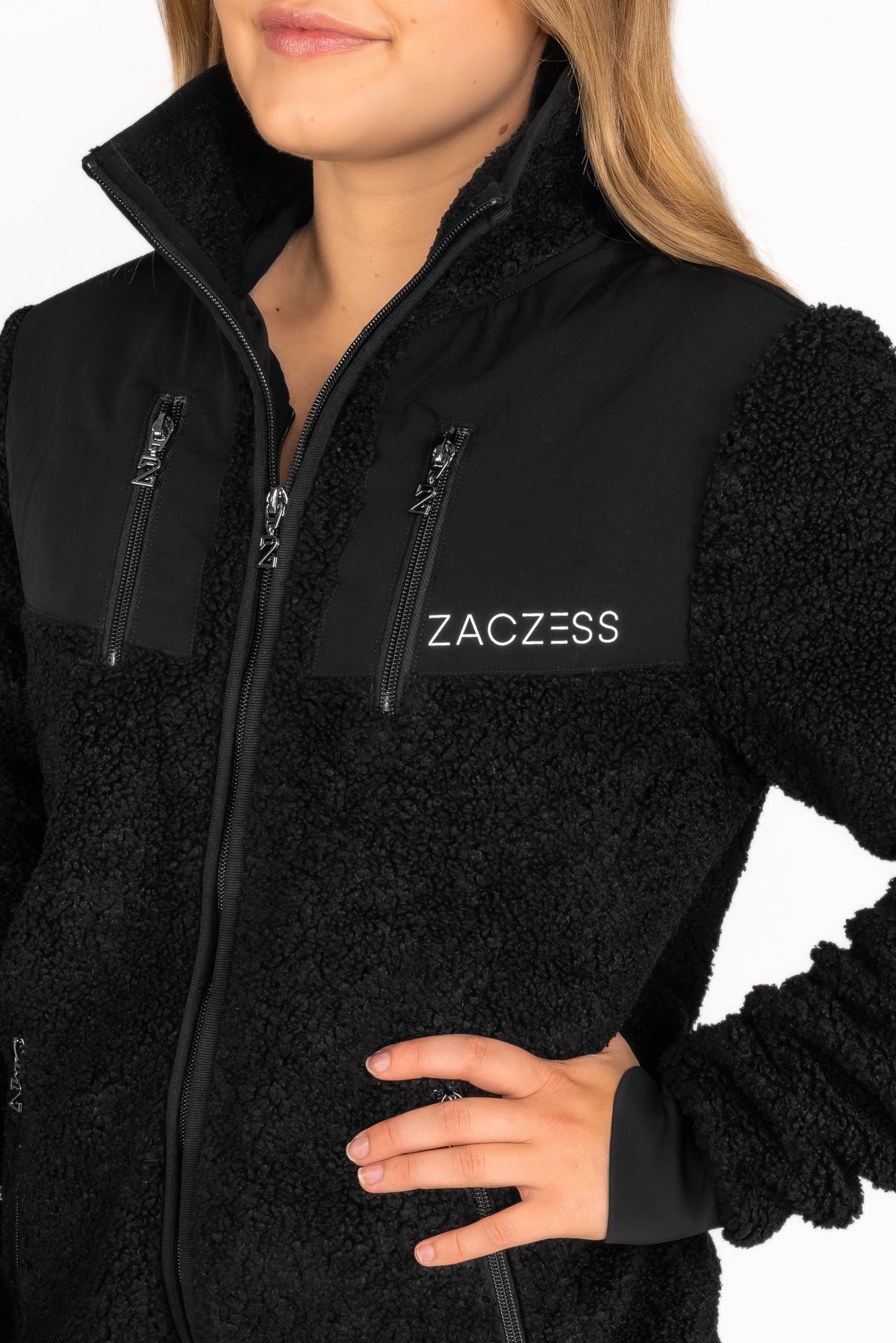 Ascot Pile Jacket Black