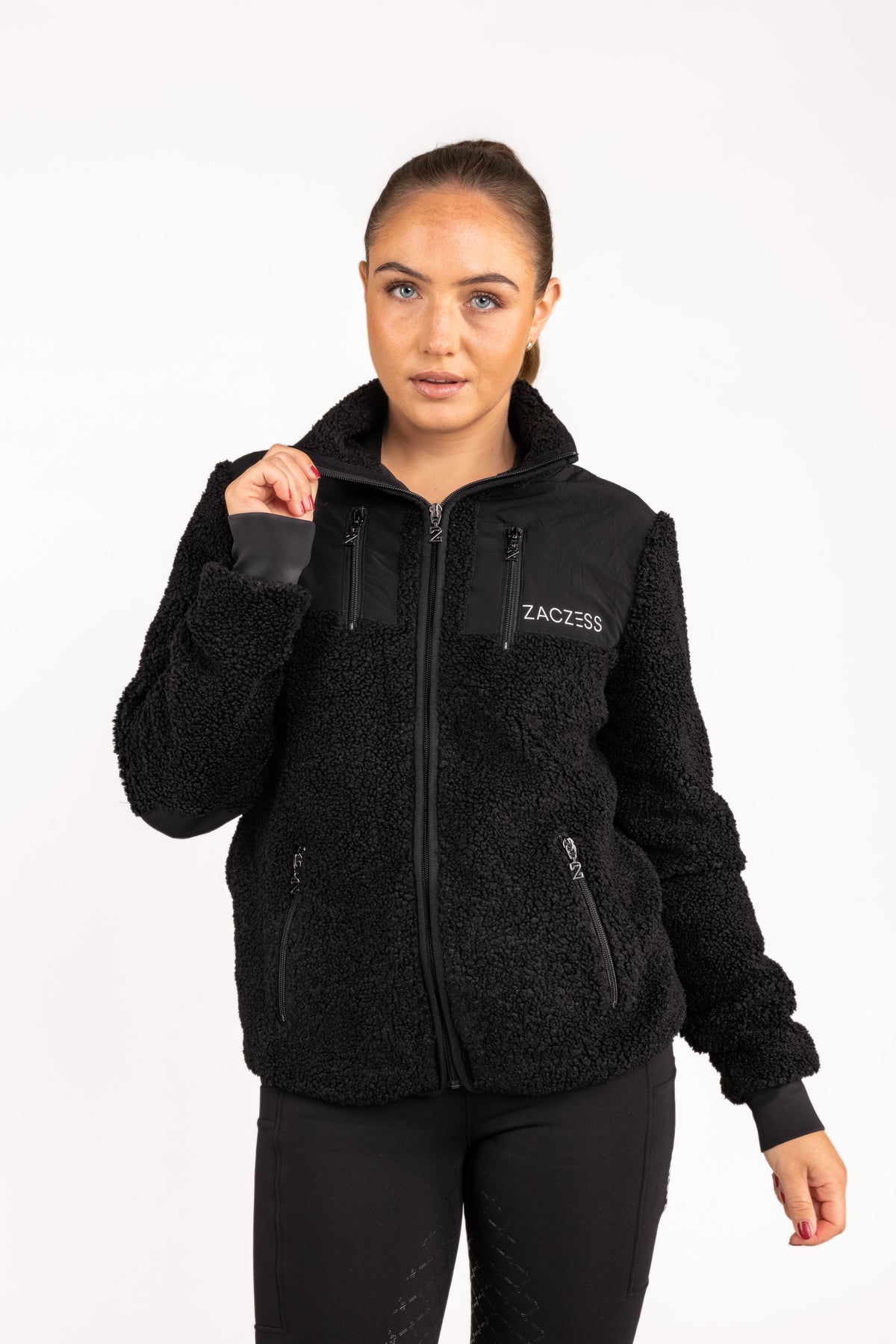 Ascot Pile Jacket Black