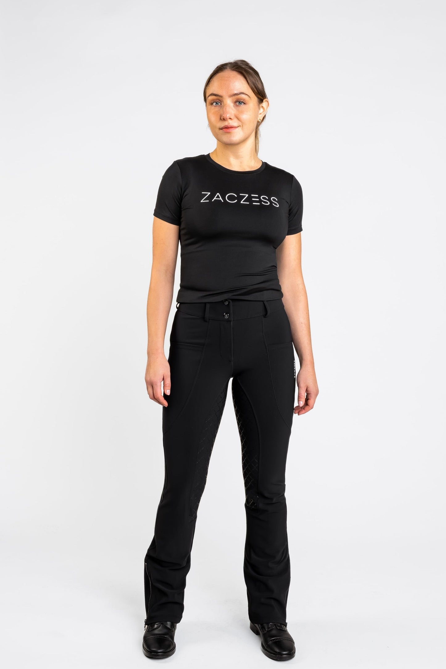Bootcut rijbroek zwart
