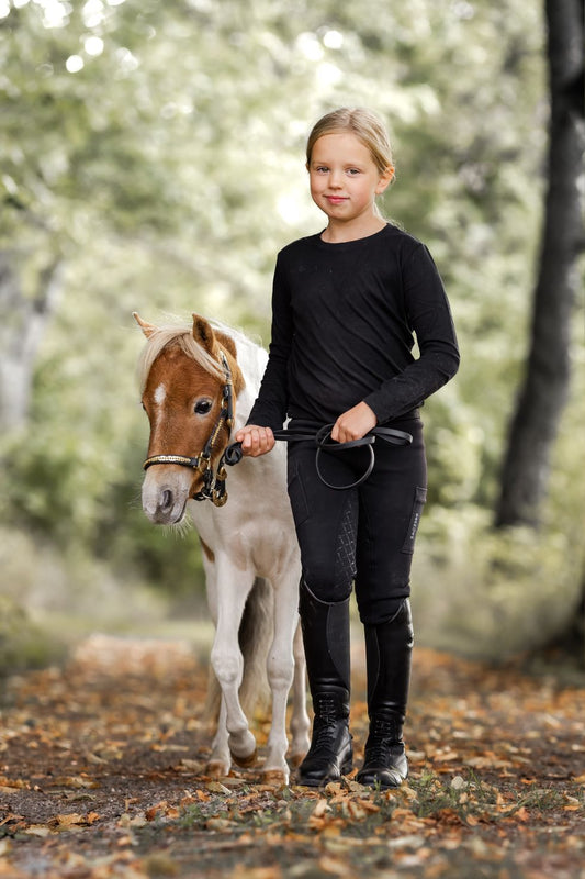 JUNIOR - Teddy Leggings Black