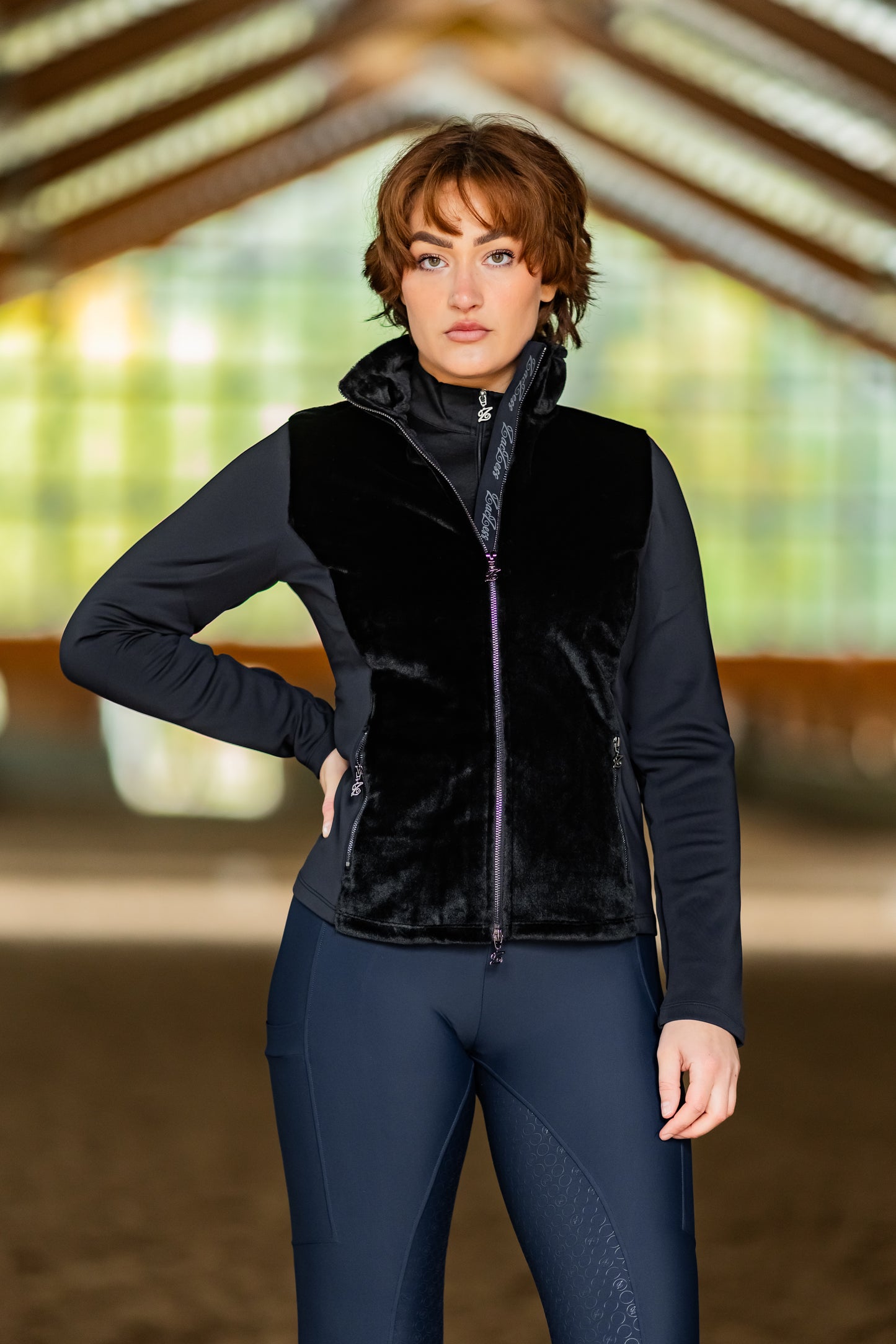 Etna Zip Shirt Black
