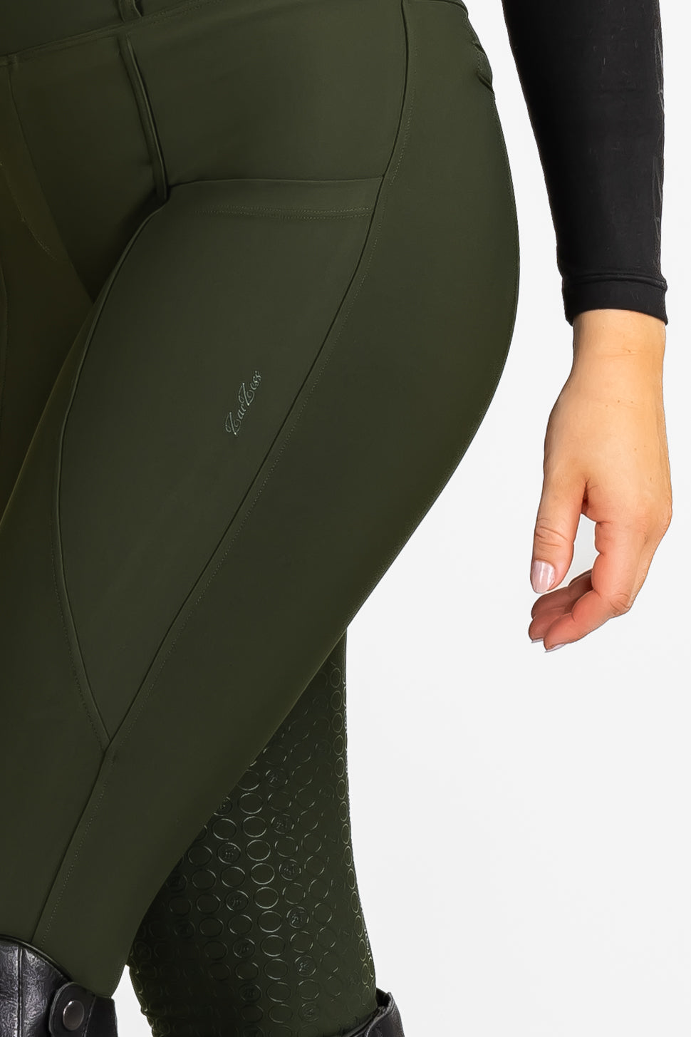 London Emerald Hybrid Leggings Half Grip