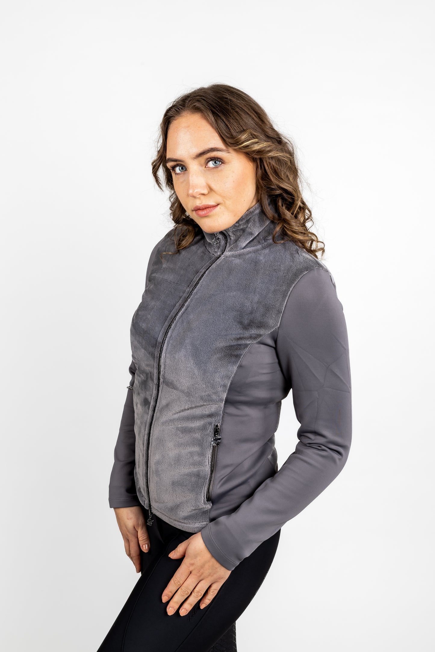 Etna Zip Shirt Grey