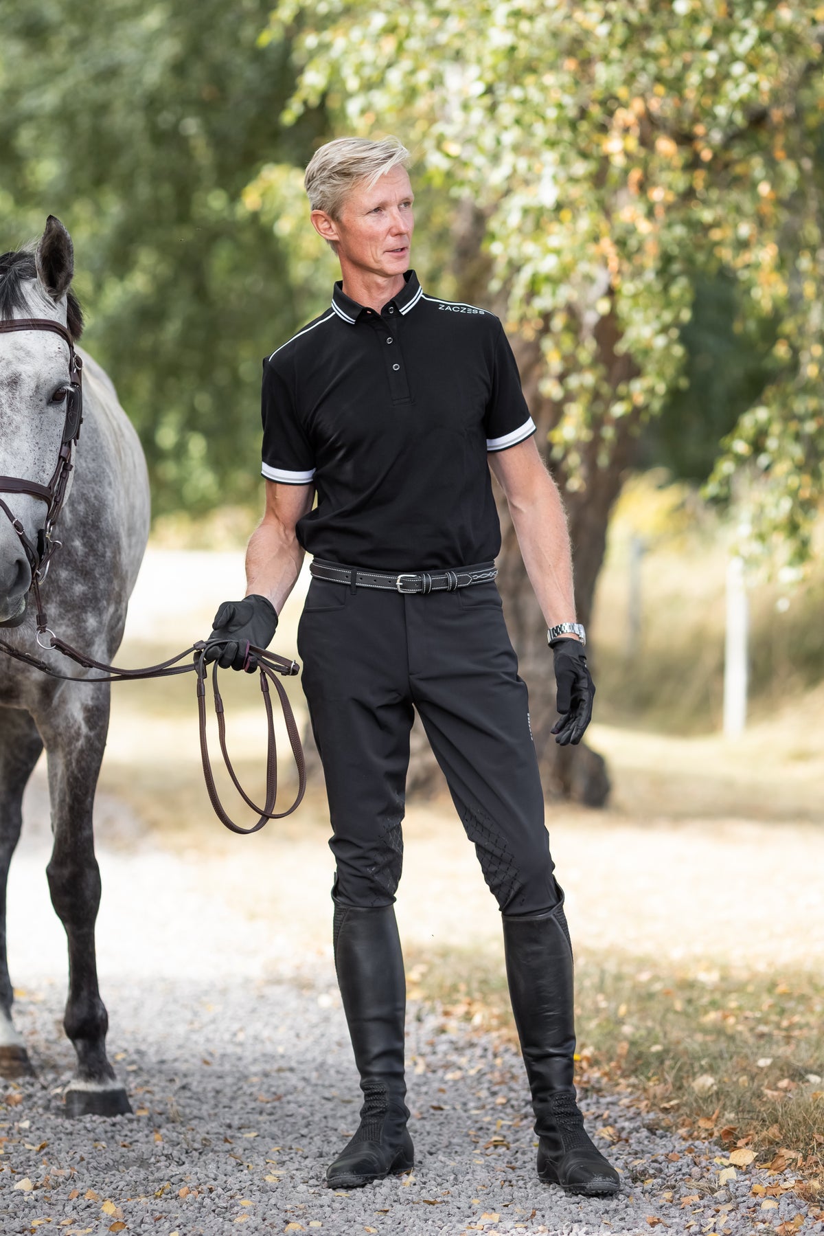 Aachen Men’s Breeches Black