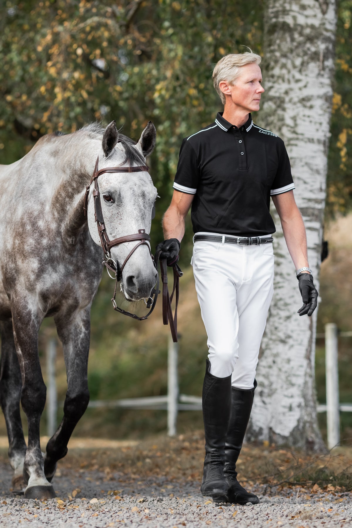 Aachen Men’s Breeches White