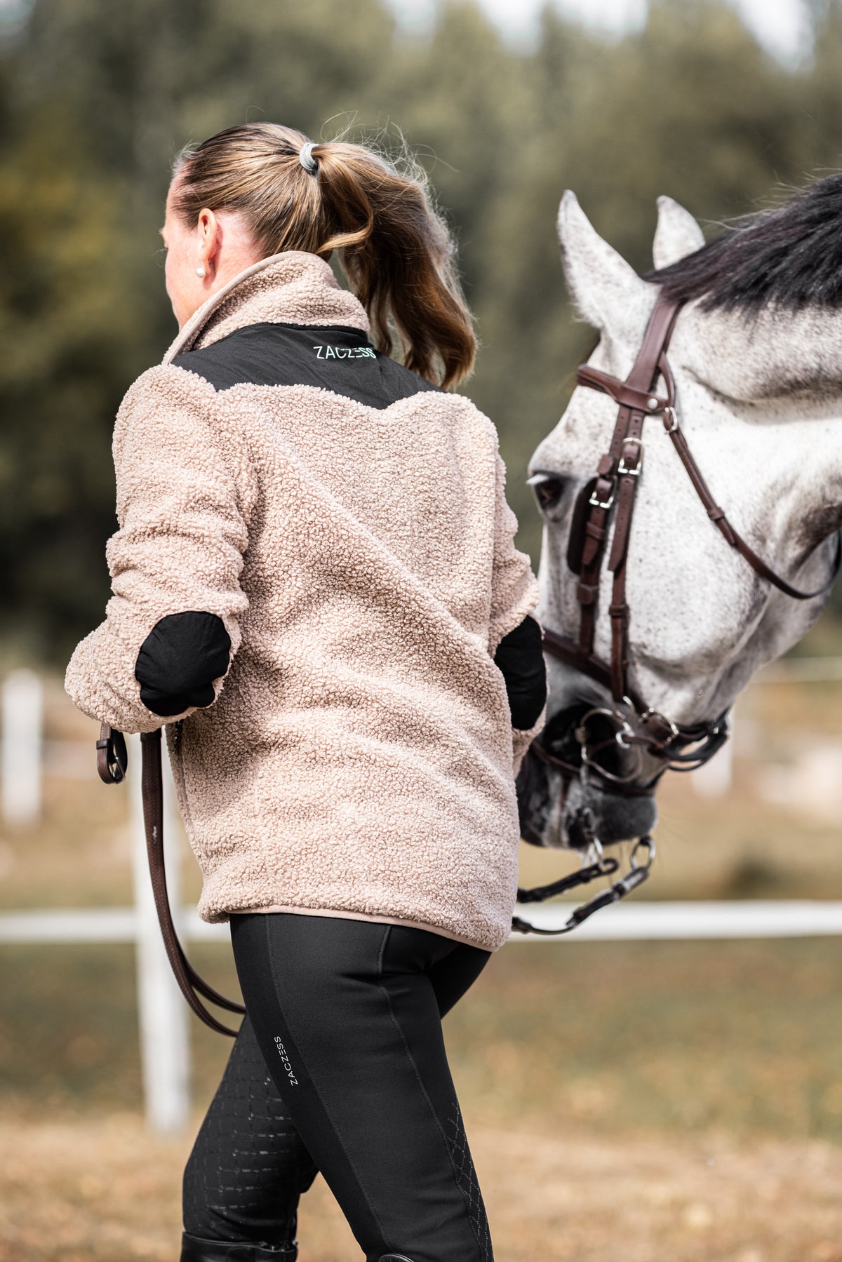 Ascot Pile Jacket Beige