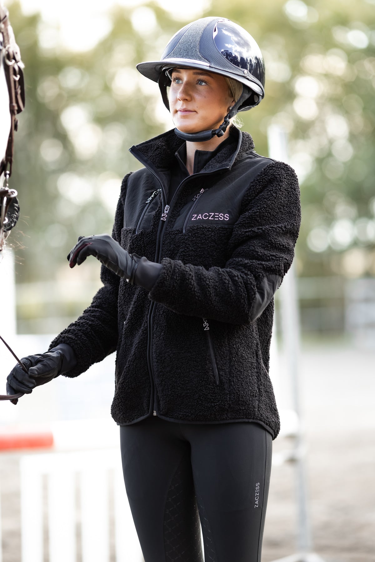 Ascot Pile Jacket Black