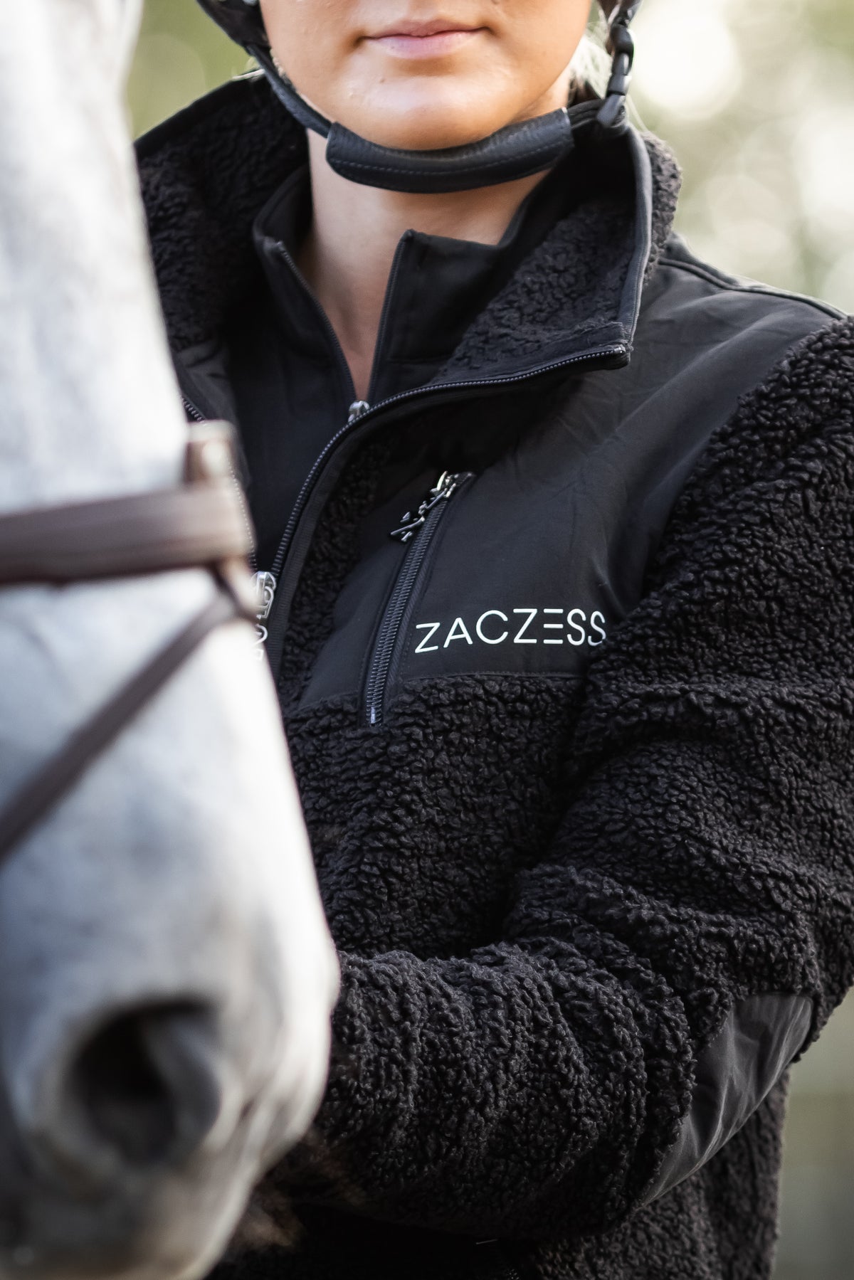 Ascot Pile Jacket Black