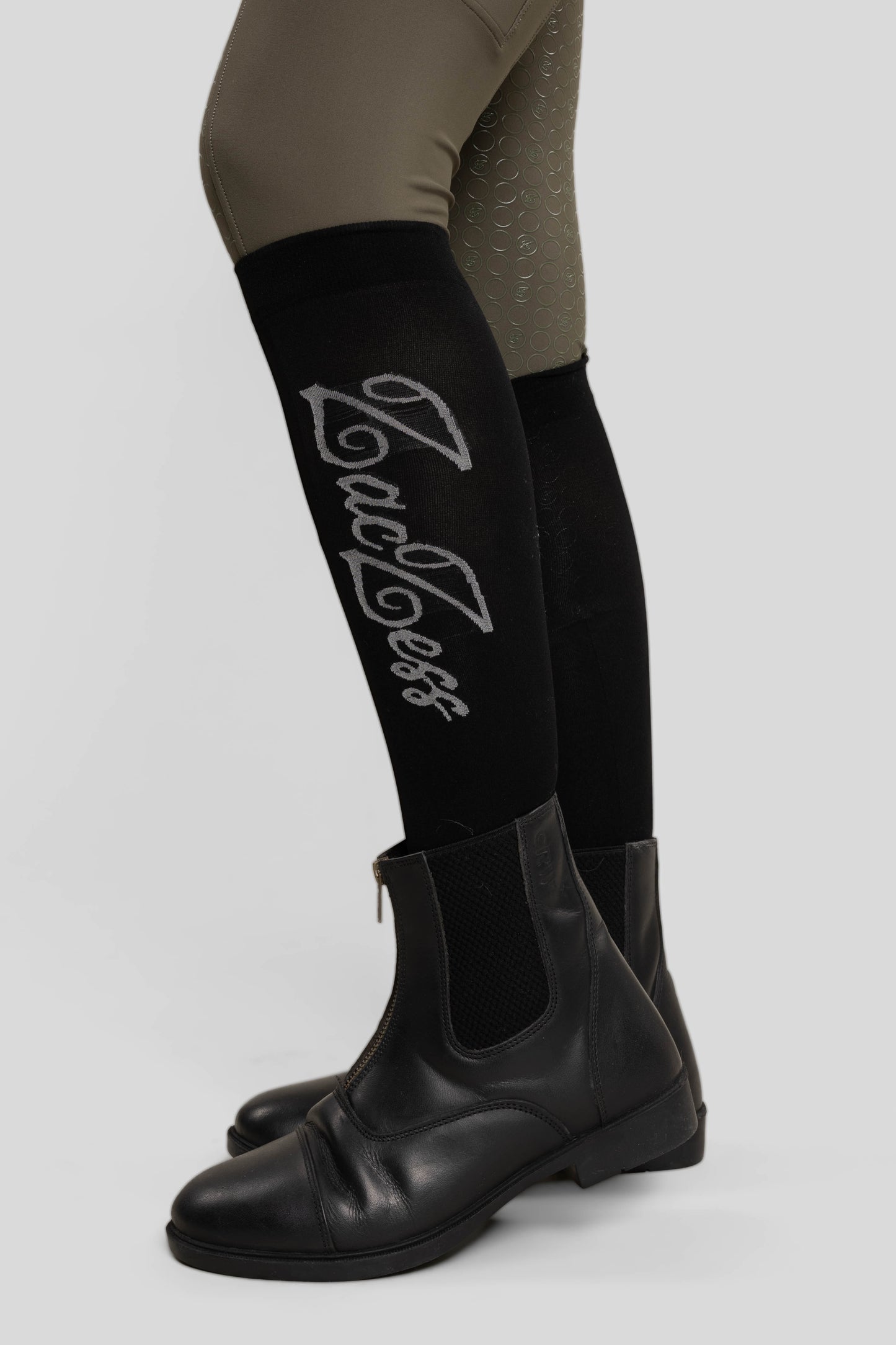 Lyon Black Riding Socks
