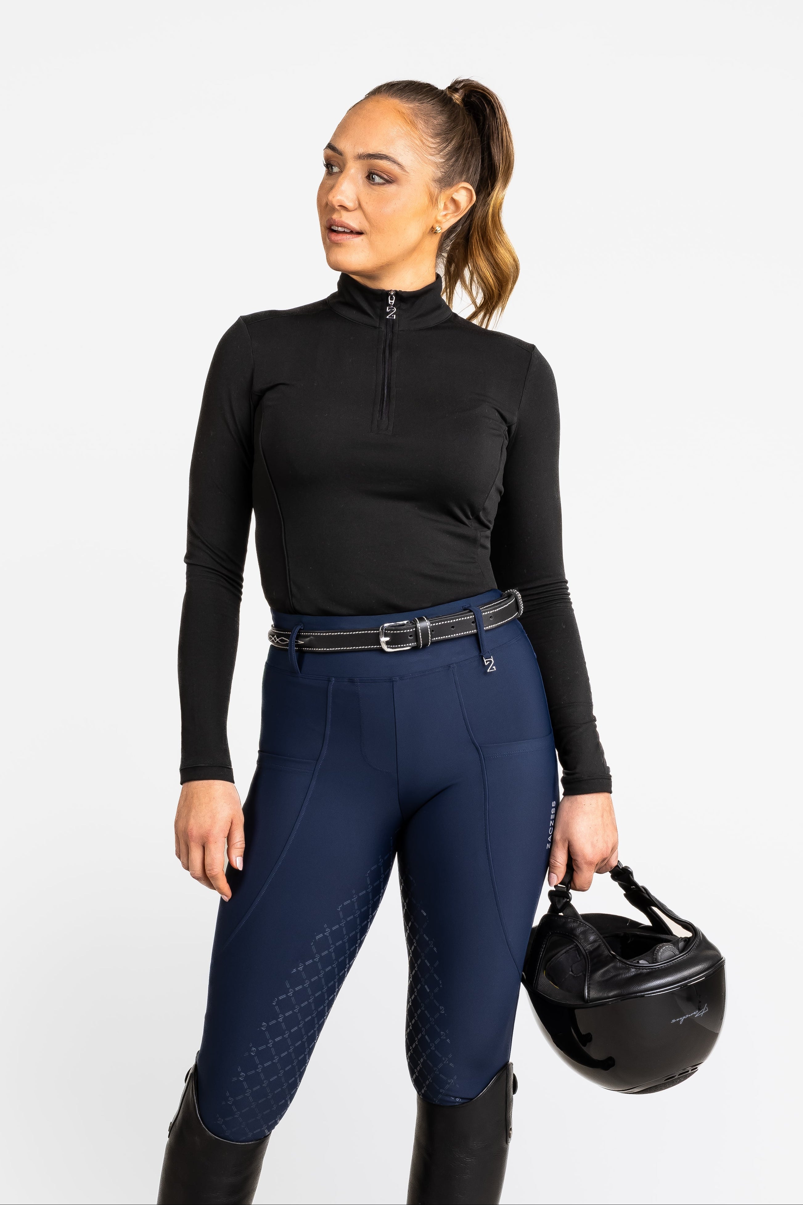 London Navy Hybride Leggings – ZacZess