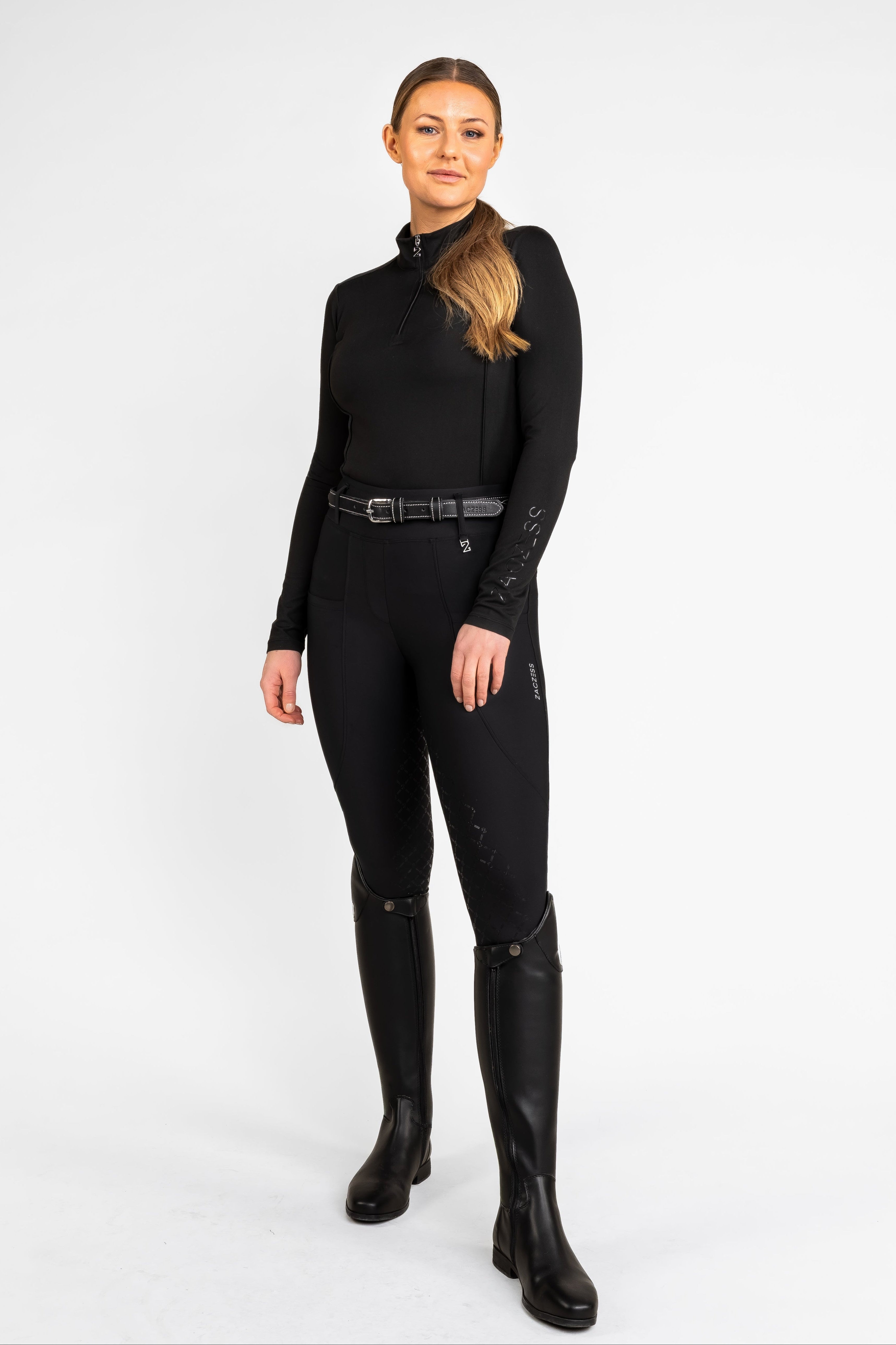 London zwarte hybride Leggings – ZacZess
