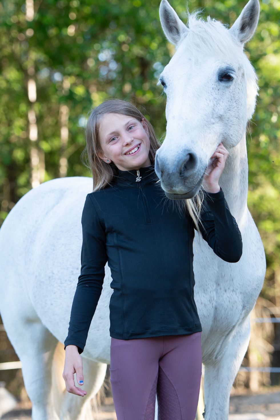 Valencia Black Base Layer Junior