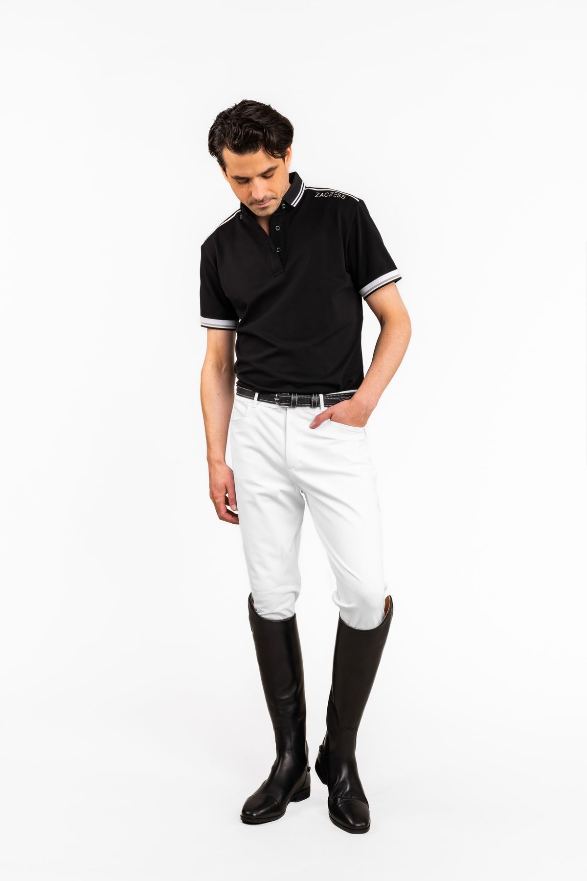 Aachen Men’s Breeches White