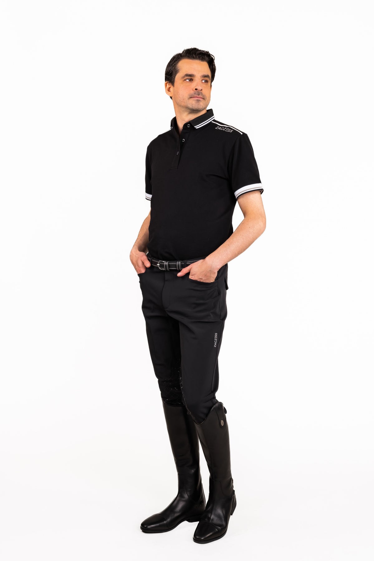 Aachen Men’s Breeches Black